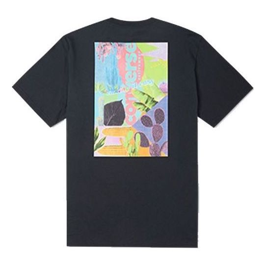 T-shirt Converse Neon Nature Graphic T-Shirt Sort | 10023463-A02