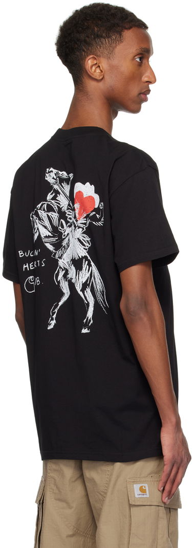 T-shirt Carhartt WIP Black Pepe B.H.C Graphic T-Shirt Sort | I033984, 2