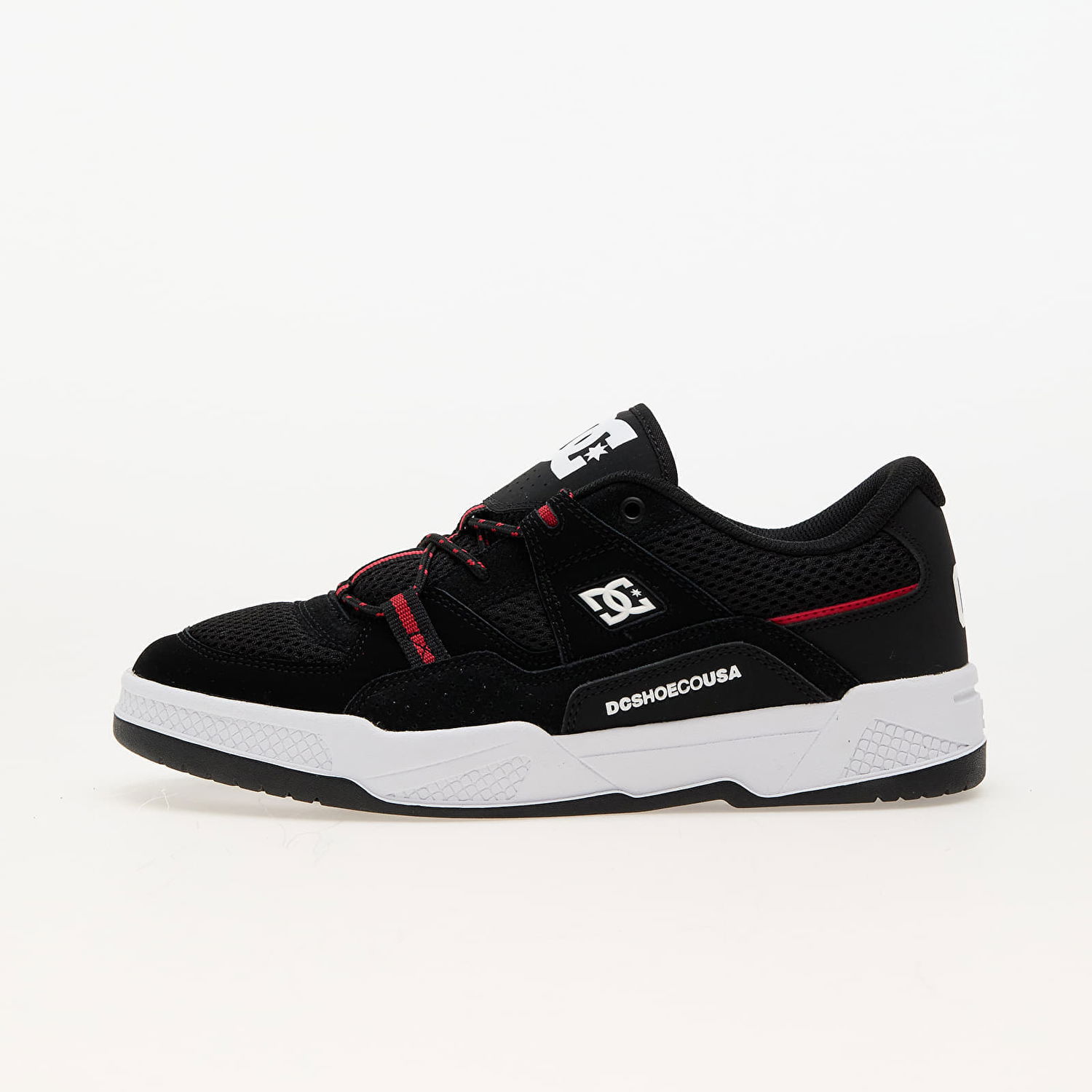 Sneakers og sko DC Construct Black/ Hot Coral Sort | ADYS100822-KHO, 0