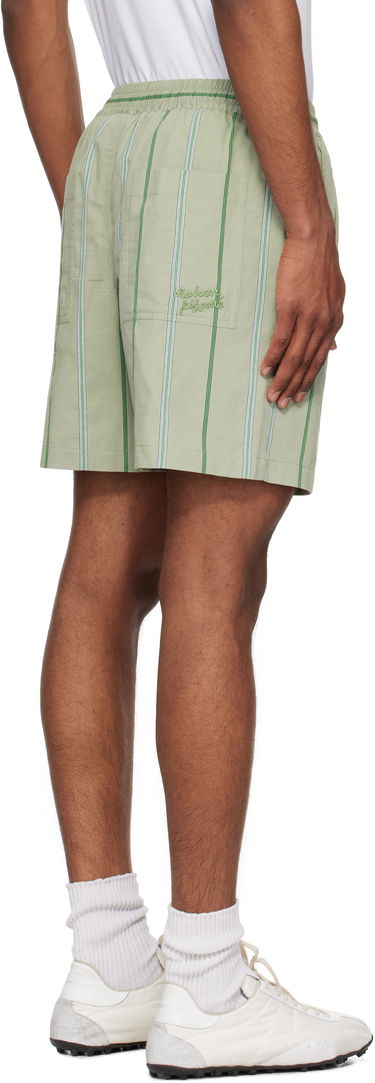Shorts MAISON KITSUNÉ Maison Kitsuné Elasticated Shorts Grøn | OM01407WC5029, 2
