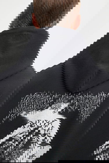 Sweatshirt VETEMENTS Cotton Cradle of Filth Filthy Secret Oversized Printed Hoodie Sort | UCF76HD600B, 4