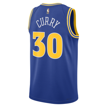 Jersey Nike Dri-FIT Golden State Warriors Stephen Curry HWC 2022 Swingman Jersey Mørkeblå | DO9446-497, 3