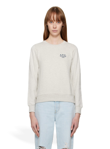 Sweatshirt A.P.C. Gray Skye Hvid | COEZD-F27700