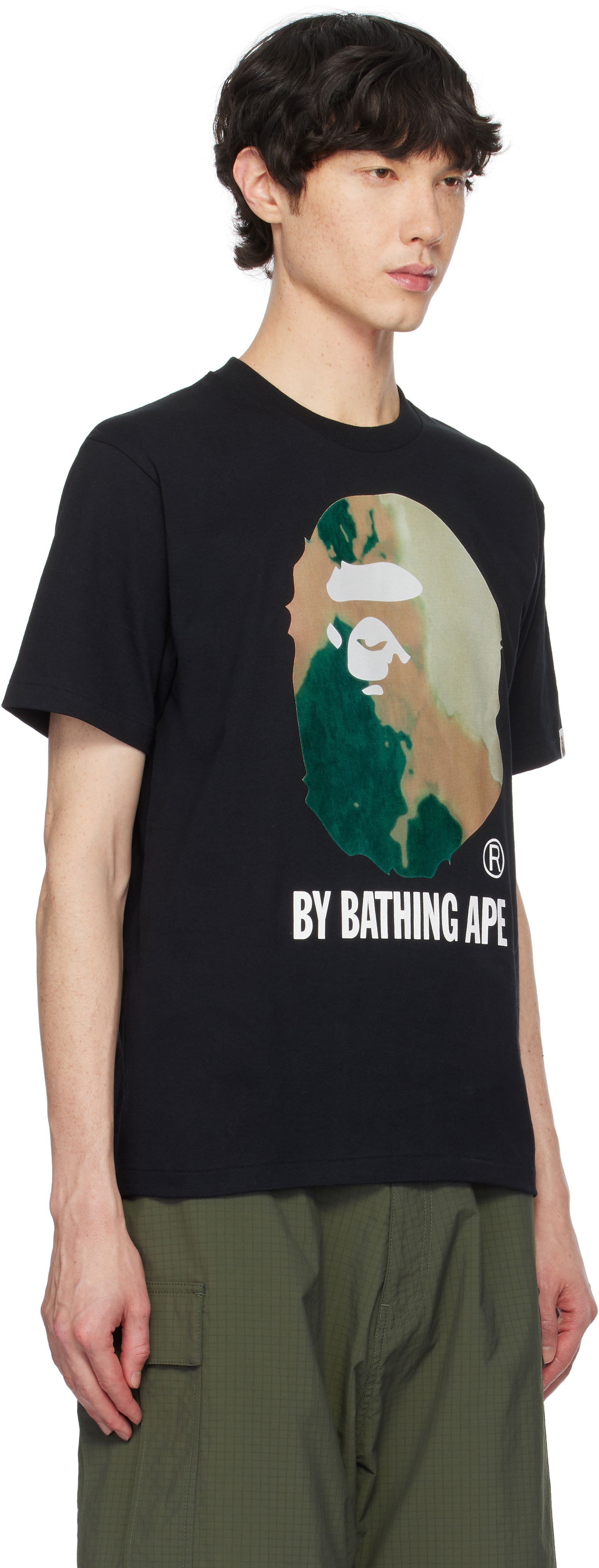 T-shirt BAPE Tie Dye Graphic T-Shirt Sort | 001TEK801033M, 1