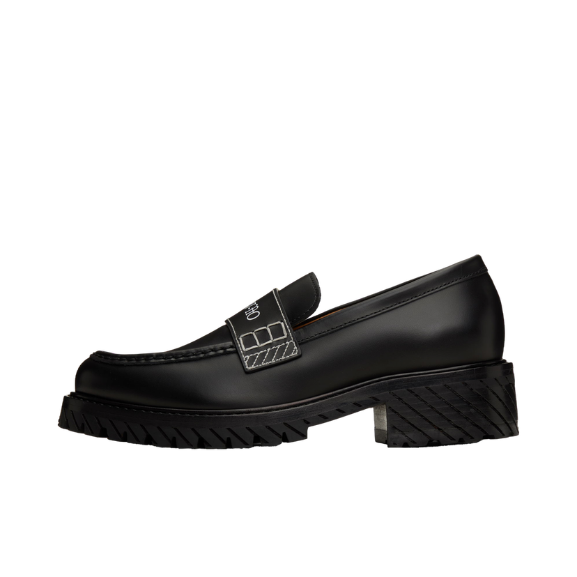 Sneakers og sko Off-White Combat Loafers Sort | OWIG004C99LEA0011001