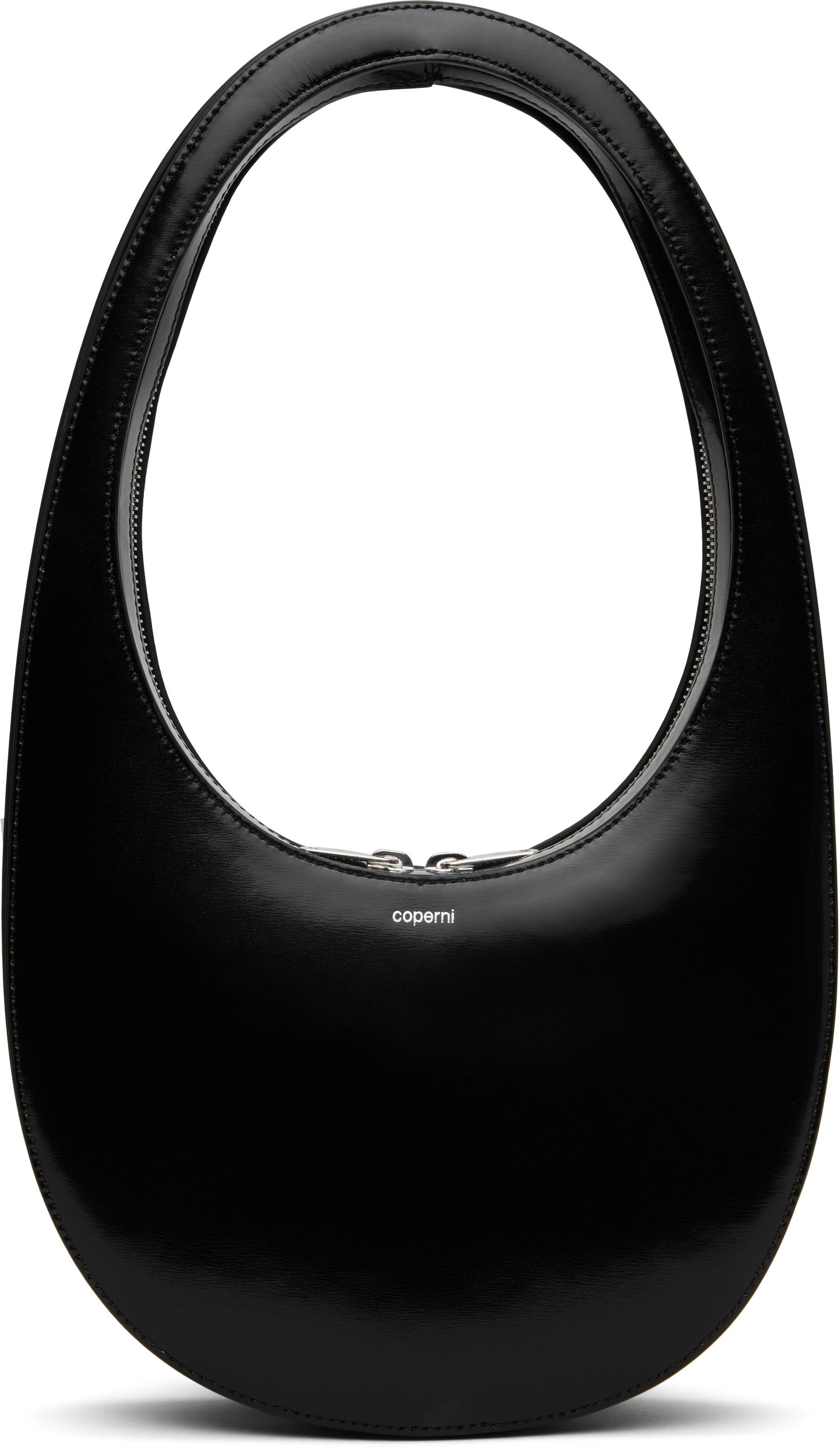 Håndtaske Coperni Swipe Gloss Shoulder Bag Sort | COPBA01493, 0