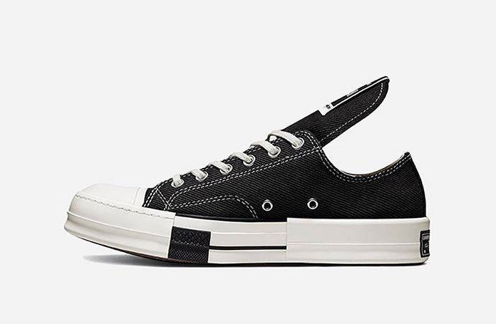 Sneakers og sko Converse Rick Owens x DRKSHDW DRKSTAR Chuck 70 Low "Black" Sort | 172347C, 0