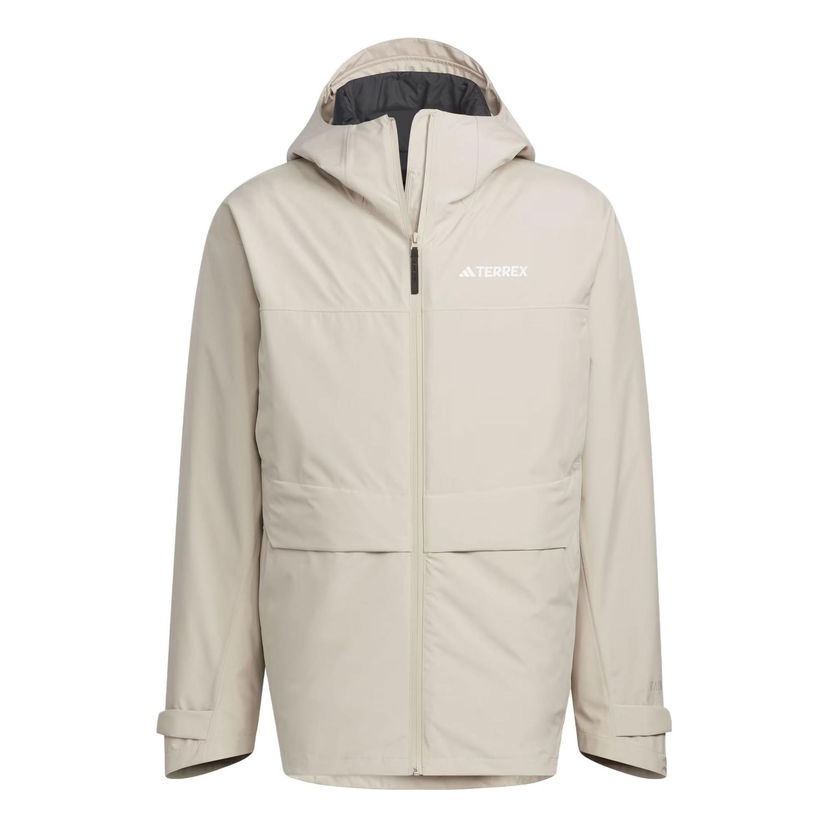 Vindjakke adidas Performance Terrex 3-In-1 Rain.Rdy Parka Beige | IL8986