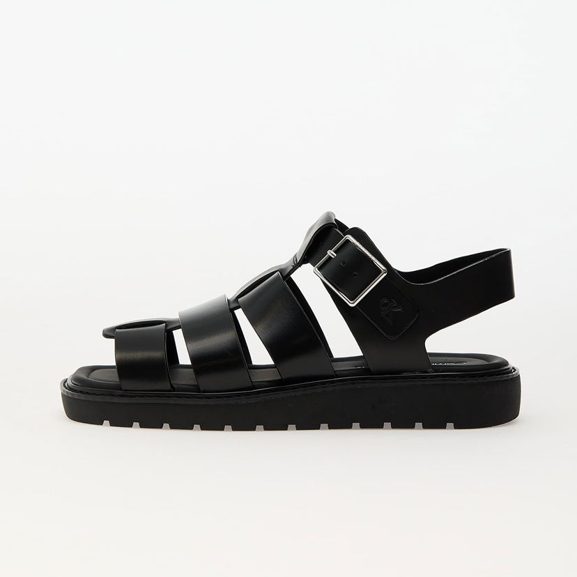 Sneakers og sko CALVIN KLEIN Jeans Sq Molded Sandal Fisher Black Sort | YW0YW01700 0GJ