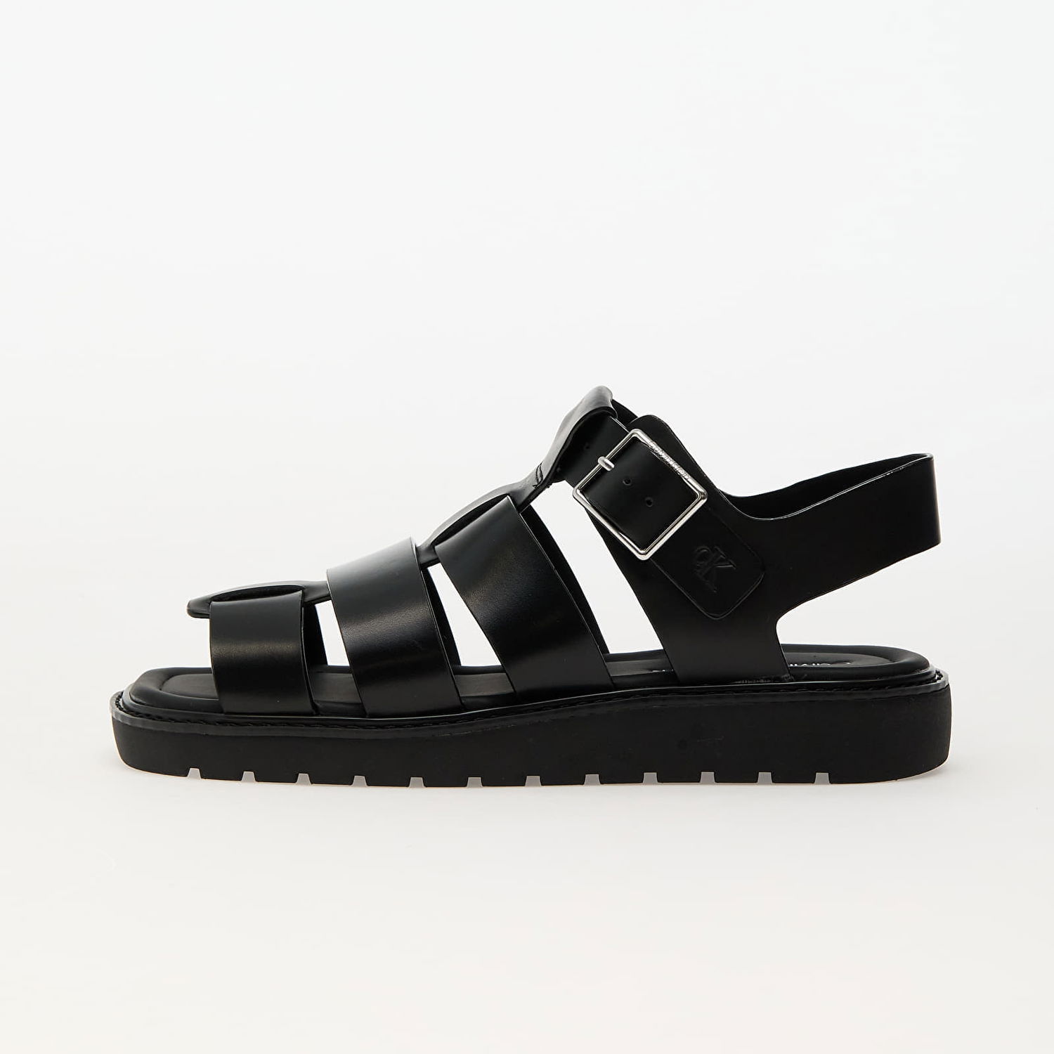 Sneakers og sko CALVIN KLEIN Jeans Sq Molded Sandal Fisher Black Sort | YW0YW01700 0GJ, 0