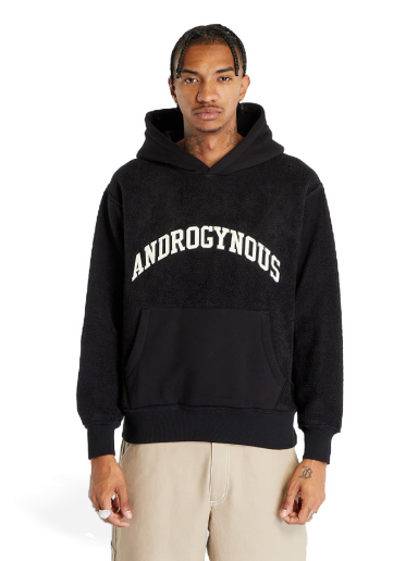 Sweatshirt Pleasures Androgynous Hoodie Black Sort | P23F034 BLACK