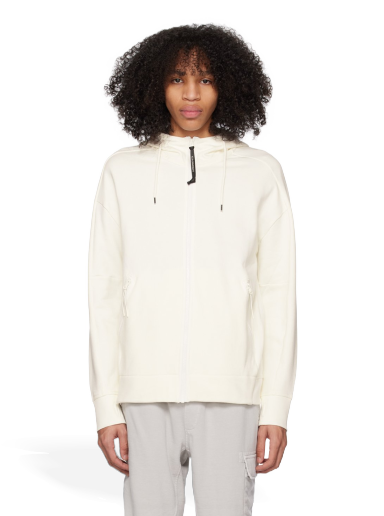 Sweatshirt C.P. Company Goggle Hoodie Hvid | 14CMSS082A-005086W