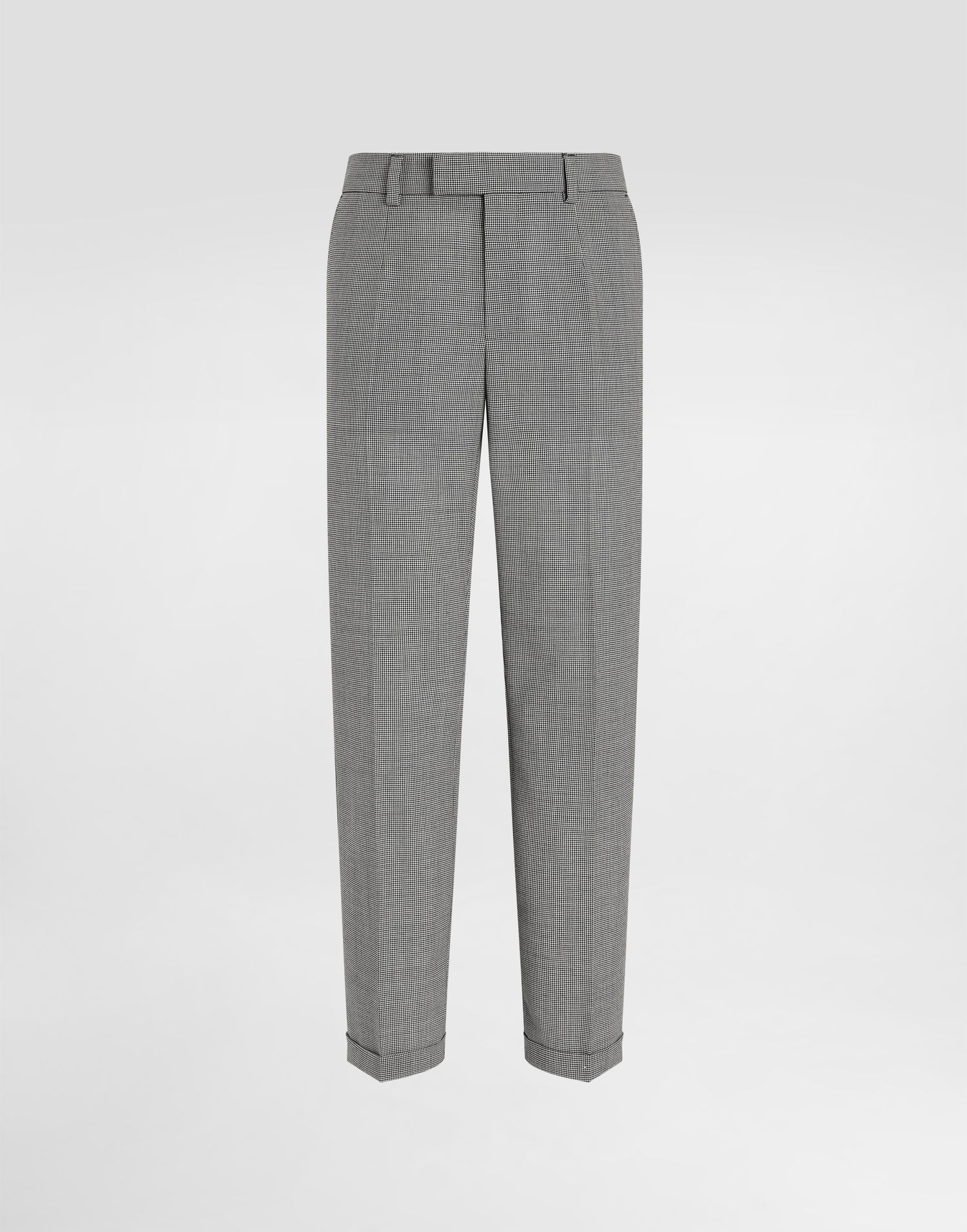 Bukser Dolce & Gabbana Dolce & Gabbana Tailored Wool Houndstooth Pants Grå | GP0B8TFQ2OIS0984, 0