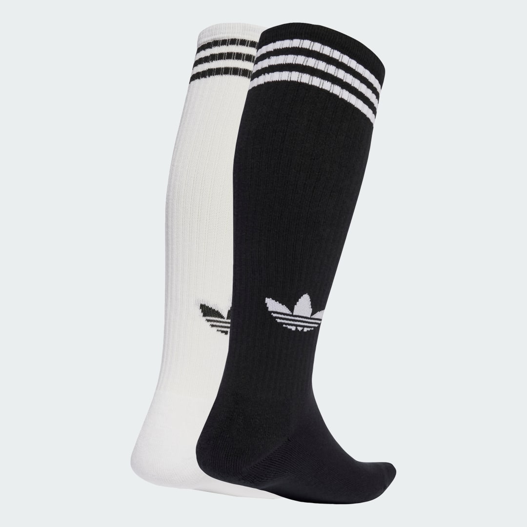 Sokker adidas Performance 3-Stripes Knee Socks - 2 Pairs Sort | JV7413, 0