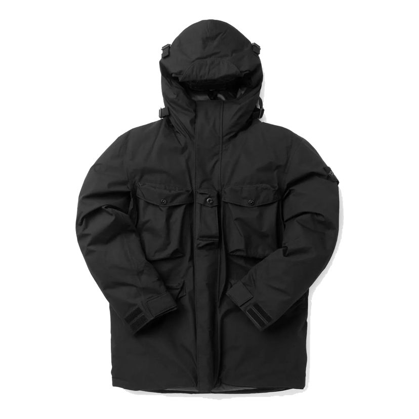 Parka Stone Island Ripstop Gore-tex Down Jacket Sort | 751540330-V0029