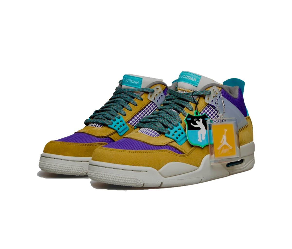 Sneakers og sko Jordan Union LA x Air Jordan 4 Retro "Desert Moss" Beige | DJ5718-300, 1