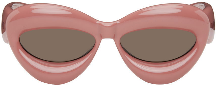 Solbriller Loewe Pink Inflated Cat-Eye Sunglasses Lyserød | LW40097I 192337140112, 0