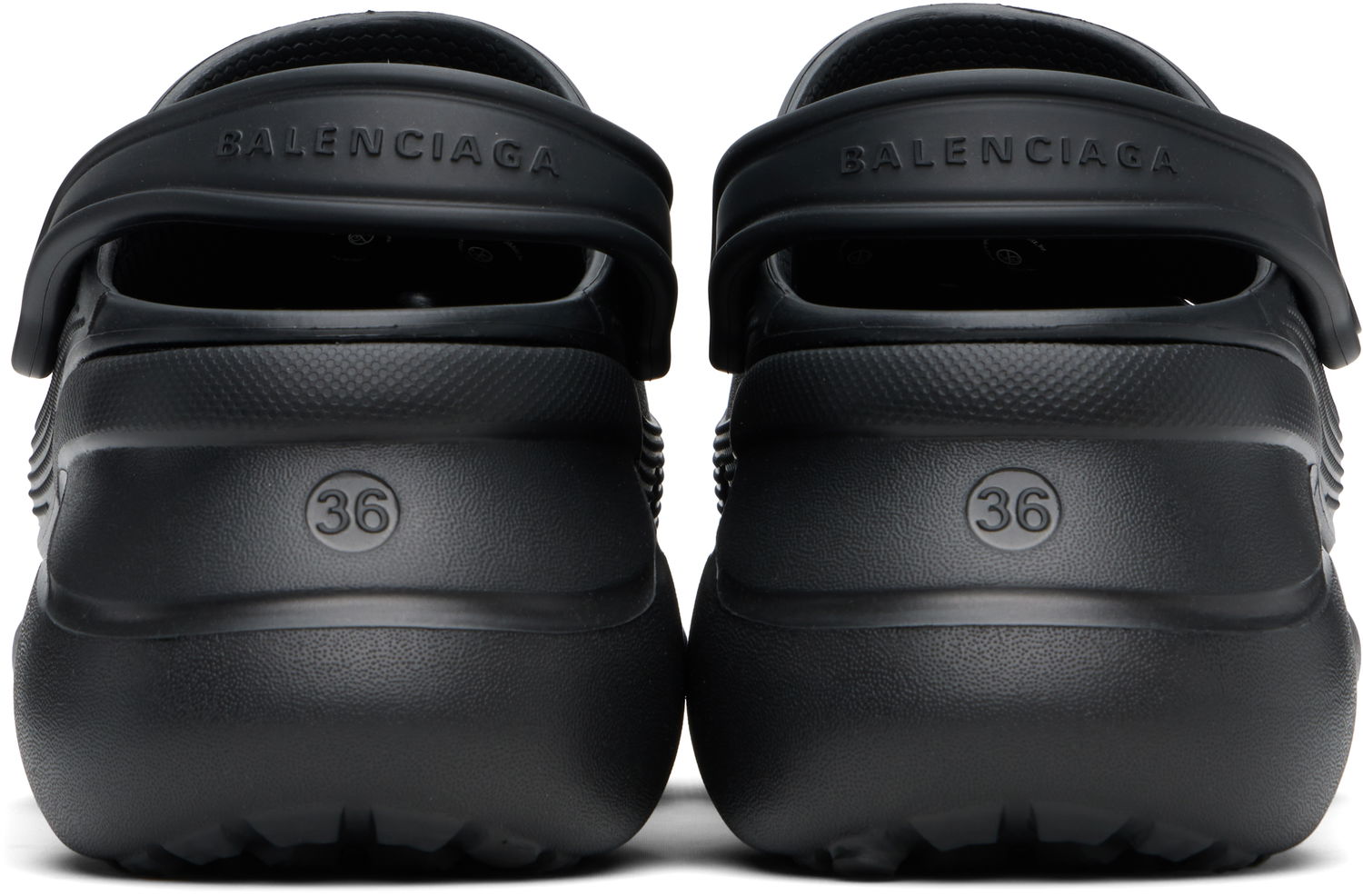 Tøj Balenciaga Balenciaga Crocs Edition Jibbitz Mules Sort | 720762 W0FOW, 1