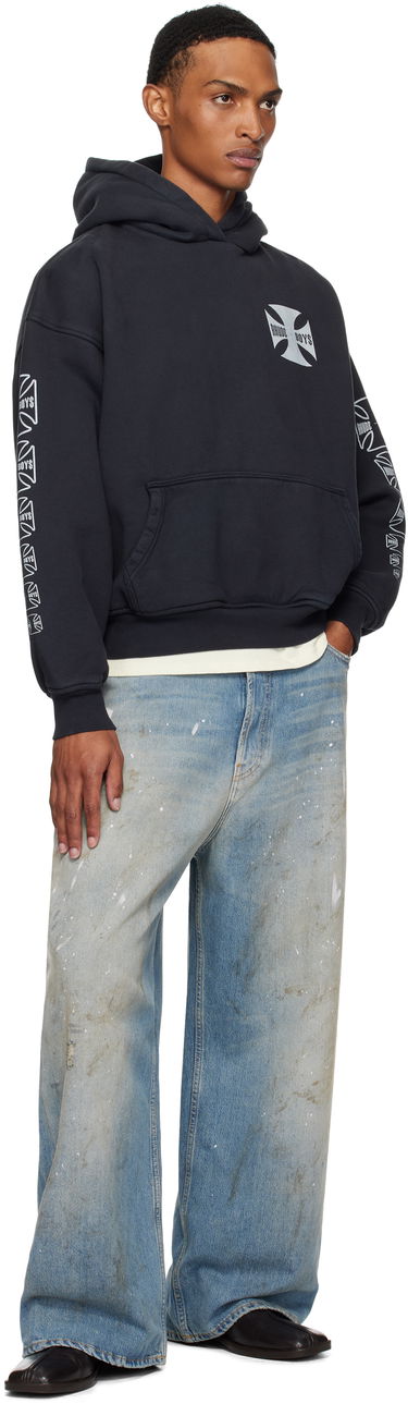 Sweatshirt Rhude Rhude 'Rhude Boys' Hoodie Sort | RHPF25HO06012, 3