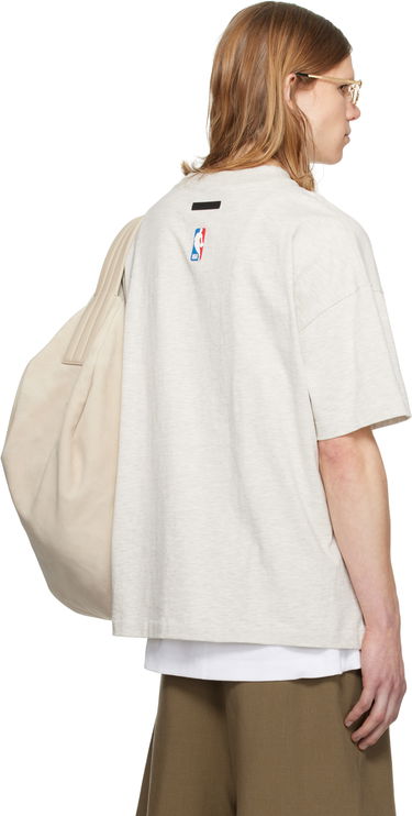 T-shirt Fear of God ESSENTIALS NBA Heat Short Sleeve T-Shirt Beige | 125AL244302F, 2
