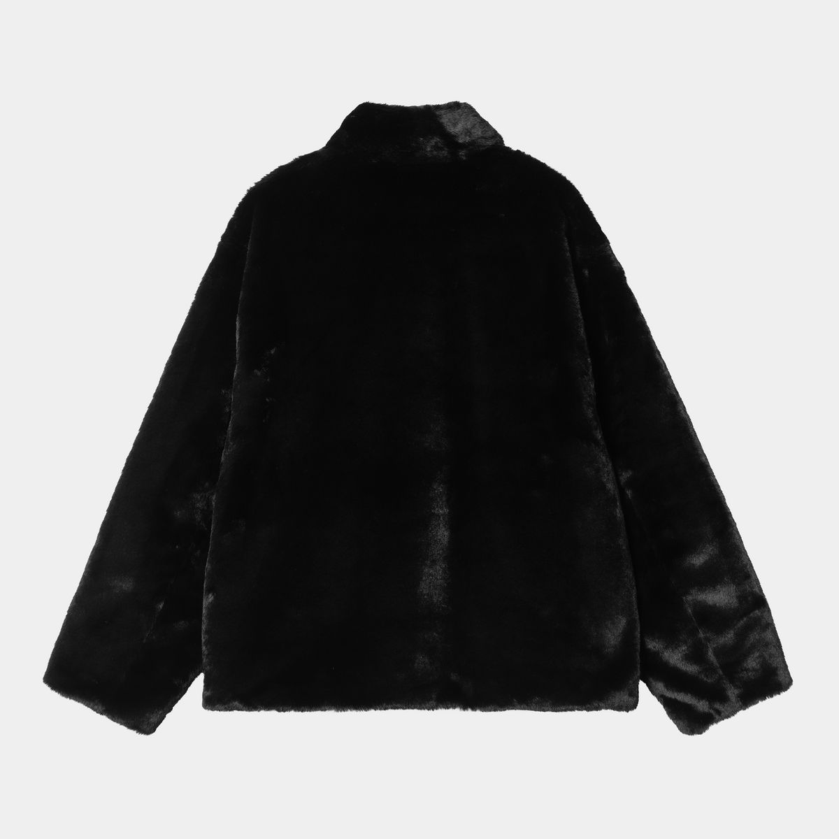 Frakker Carhartt WIP Olney Michigan Faux Fur Collared Four-Pocket Coat XS Sort | I035320_4, 1