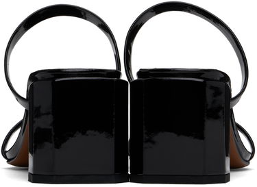 Sneakers og sko BY FAR Tanya Patent Leather Heeled Sandals Sort | 19PFTNYSBLP, 1