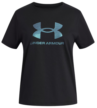 T-shirt Under Armour Rival Shimmer Short Sleeve T-Shirt Sort | 6004129-001, 0