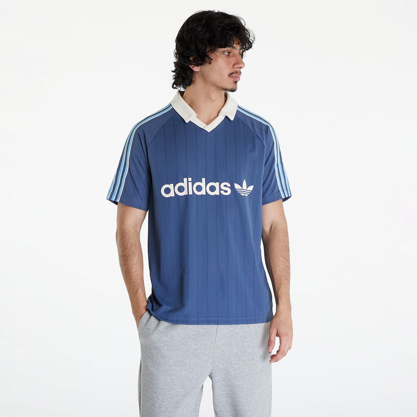 T-shirt adidas Originals Printstripe Jersey T-Shirt Preloved Ink Blå | IU0199