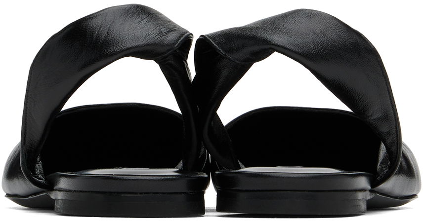 Tøj BY FAR BY FAR Yasha Slingback Flats Sort | MWFFC024LL002BK001PL, 1