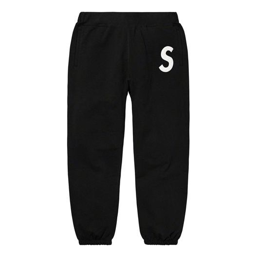 Joggingbukser Supreme S Logo Sweatpants Sort | SUP-SS20-058