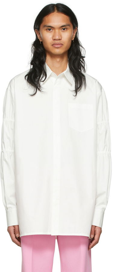 Skjorte We11done Cotton Oversized Shirt Hvid | WD-BL1-22-141-M-WH, 0