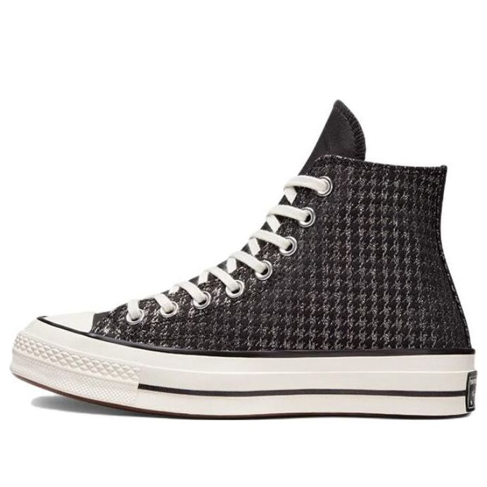 Sneakers og sko Converse Chuck 70 High Houndstooth Shine Sort | A04277C, 0