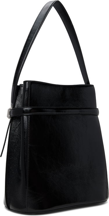 Mulepose TOTEME Totême Belted Naplack Leather Bucket Bag Sort | 244-WAL0048-LE0046, 2