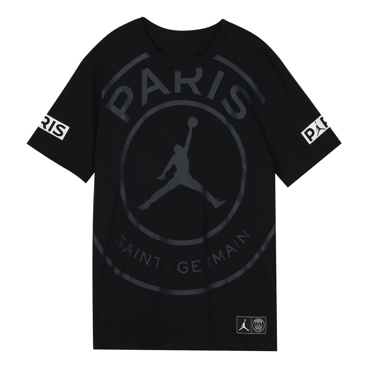 T-shirt Jordan Paris Saint-Germain Flying Man Logo T-Shirt Sort | BQ8385-010, 0