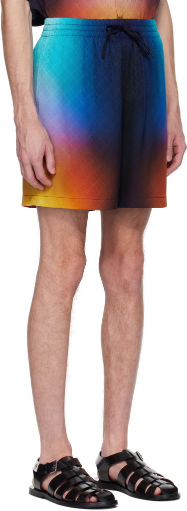 Shorts Casablanca Casablanca Gradient Silk Shorts Flerfarvet | MS25-TR-012-02, 1