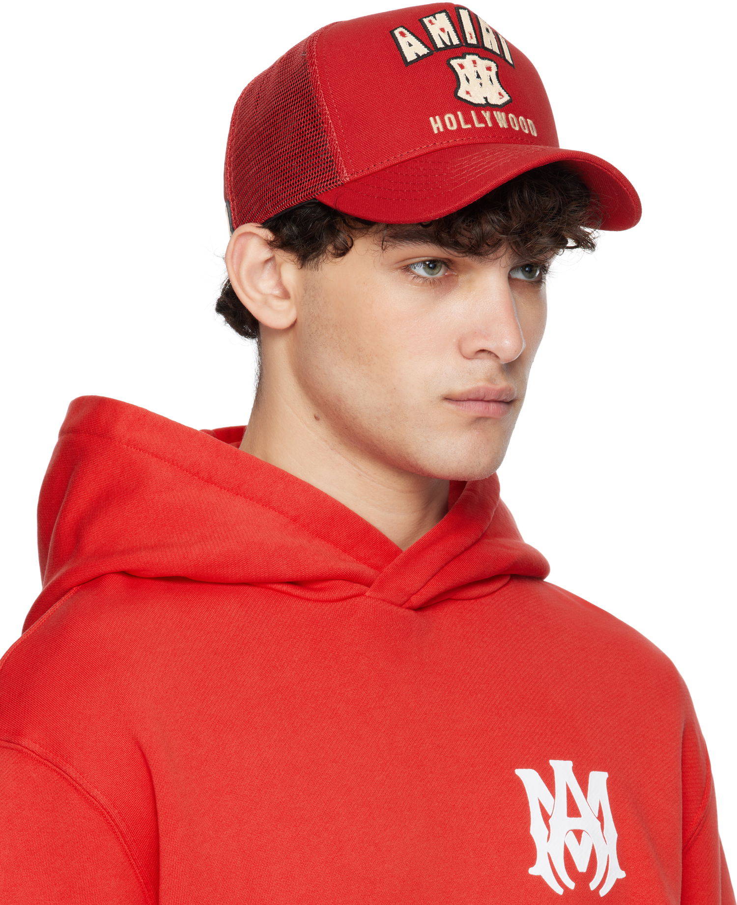 Kasket AMIRI 'MA' Hollywood Trucker Cap Rød | AMHACP1029, 1