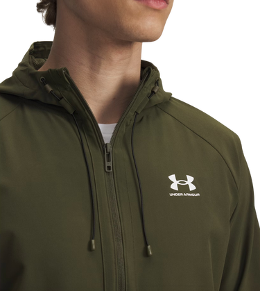 Jakke Under Armour Vibe Woven Hooded Jacket Grøn | 6003001-002, 2