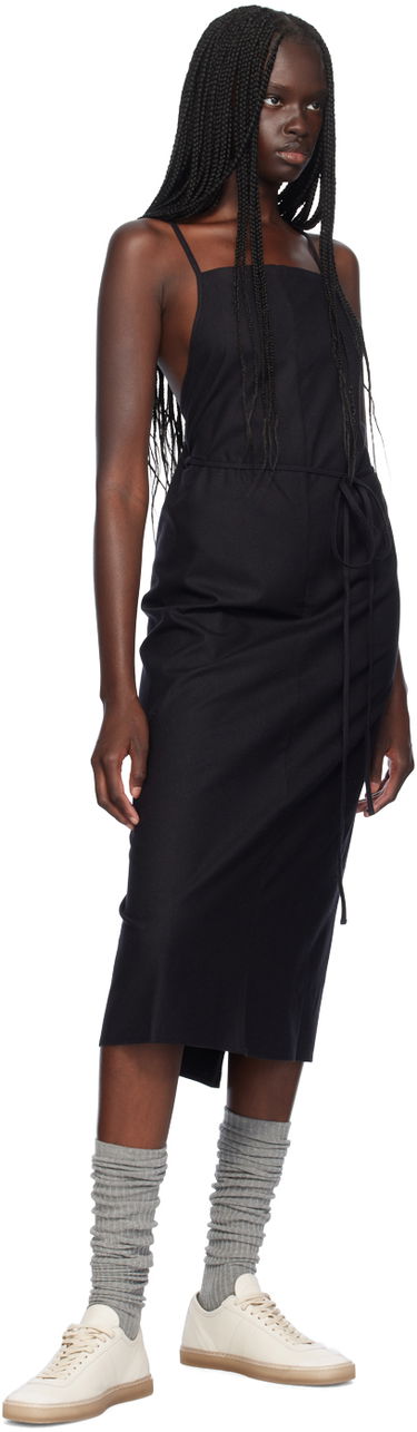 Kjole Baserange Yumi Apron Midi Dress Sort | DRYU-WS-000, 3