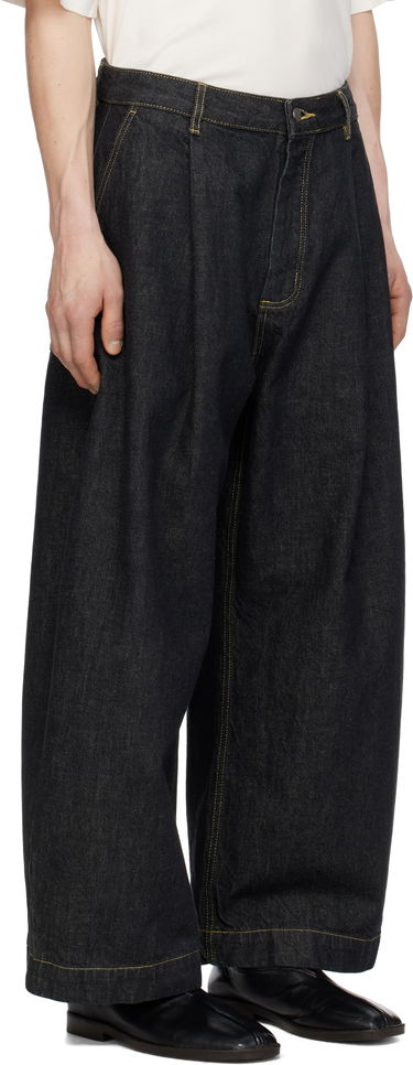 Jeans Studio Nicholson Studio Nicholson Puch Pleated Jeans Blå | PUCH SNM - 1244, 4
