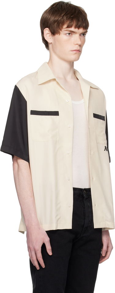 Skjorte AMIRI AMIRI 'Try It' Bowling Shirt Beige | AMSTCA1149, 1