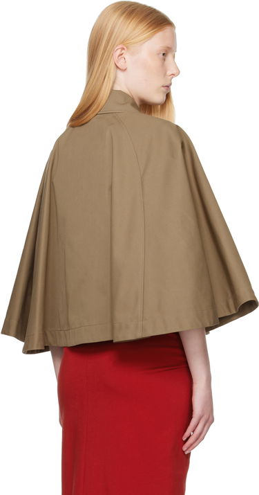 Jakke Burberry Burberry Capelet Jacket Beige | 8110706, 2