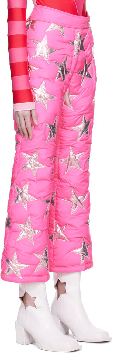 Bukser ERL ERL Star-Embellished Puffer Trousers Lyserød | ERL05P016, 1
