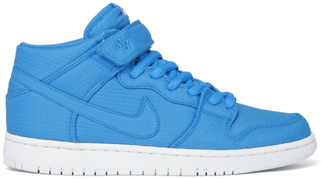 Sneakers og sko Nike SB SB Dunk Mid Photo Blue Ripstop Blå | 314383-441, 0