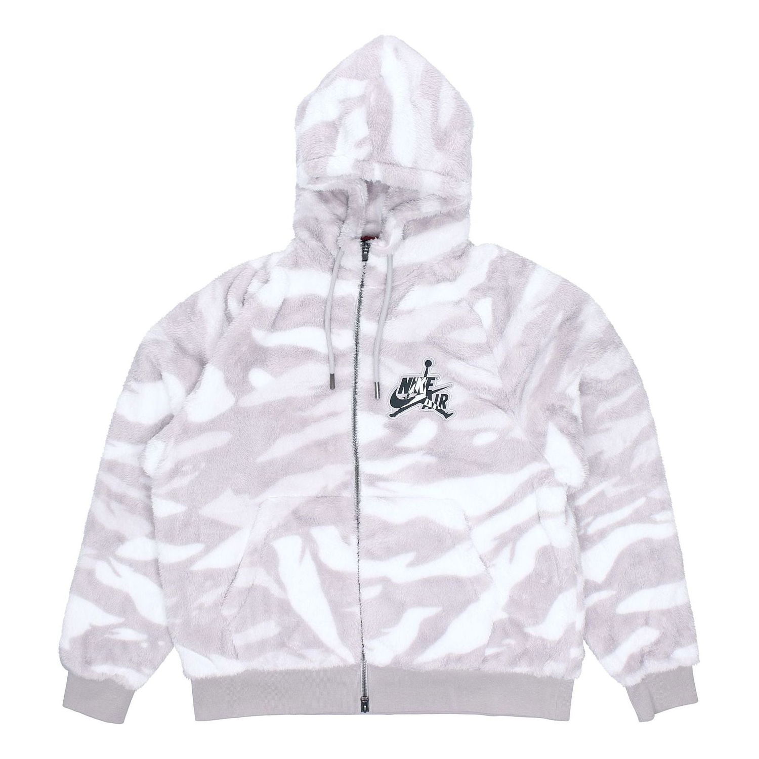 Sweatshirt Jordan Jordan Wings Full-Zip Faux Fur Hoodie Grå | DO6298-100, 0