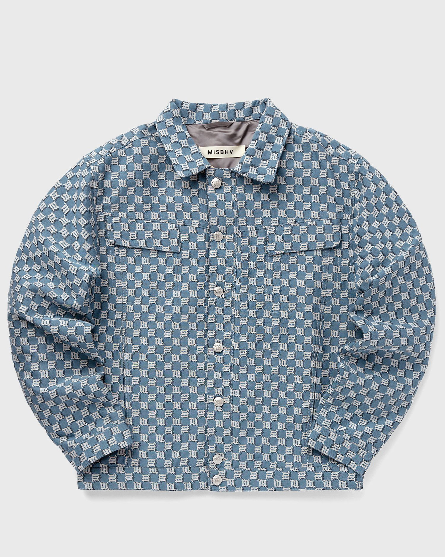Jakke MISBHV Jacquard Monogram Canvas Trucker Jacket Blå | 230M401, 0