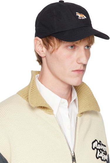 Kasket MAISON KITSUNÉ Maison Kitsuné Baby Fox Baseball Cap Sort | OW06109WB0026, 1