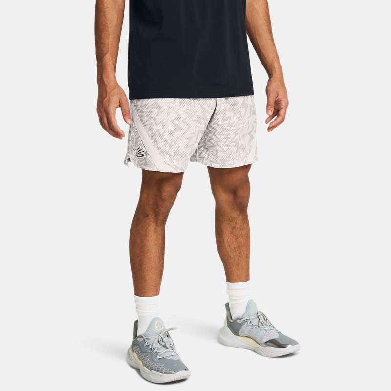 Shorts Under Armour Curry Mesh-Shorts Hvid | 1383375-114, 0