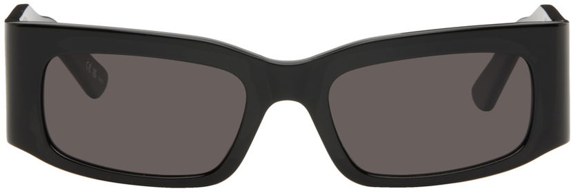Solbriller Balenciaga Rectangular Sunglasses Sort | BB0328S