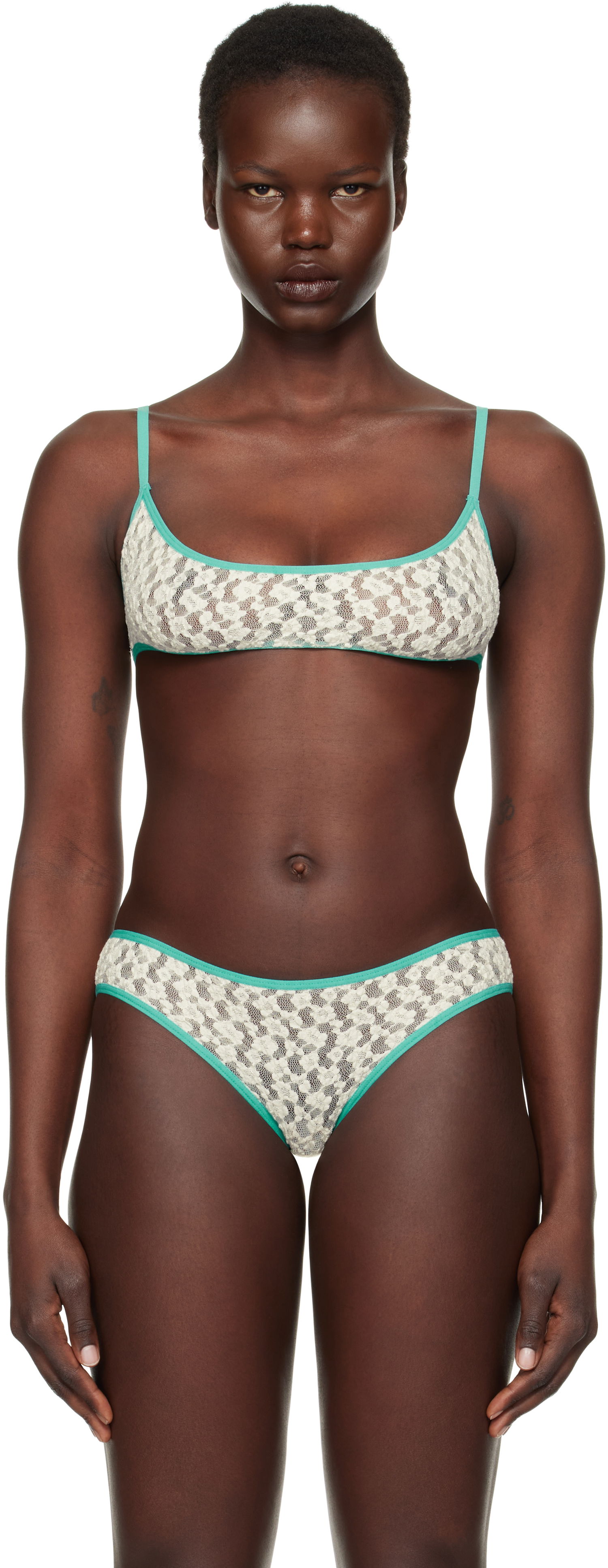 Bh Baserange Musial Lace Bra Grøn | BRMU-LA-SP25, 0