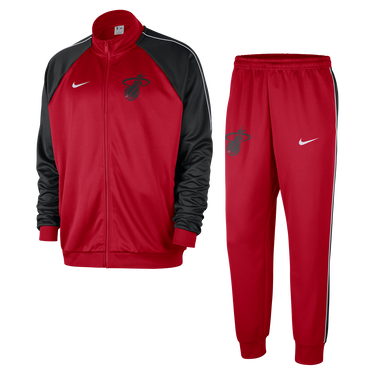 Træningsdragt Nike NBA Miami Heat Club Courtside City Edition Tracksuit Rød | FZ0321-657, 0